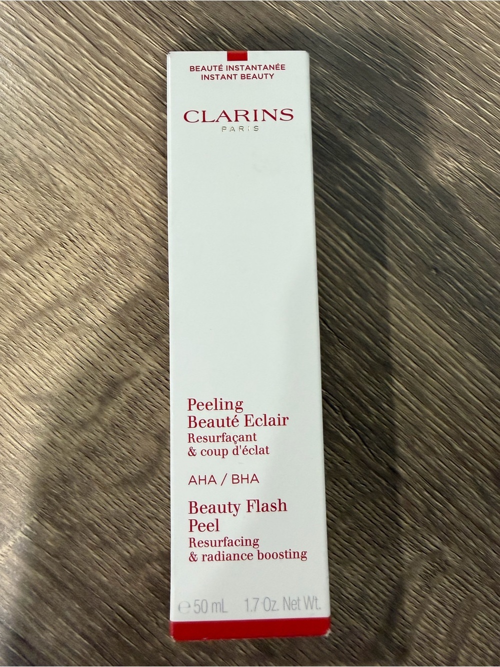 Clarins Beauty Flash Peel Resurfacing Facial Treatment AHA & BHA 50 ml / 1.7 oz